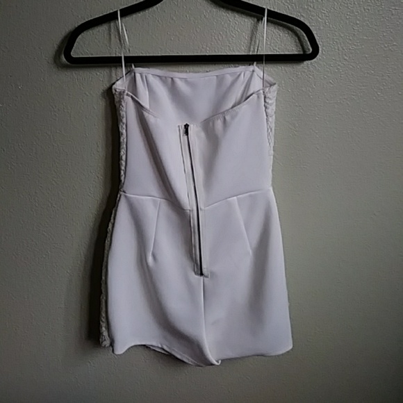 White Lace Romper - Picture 3 of 5