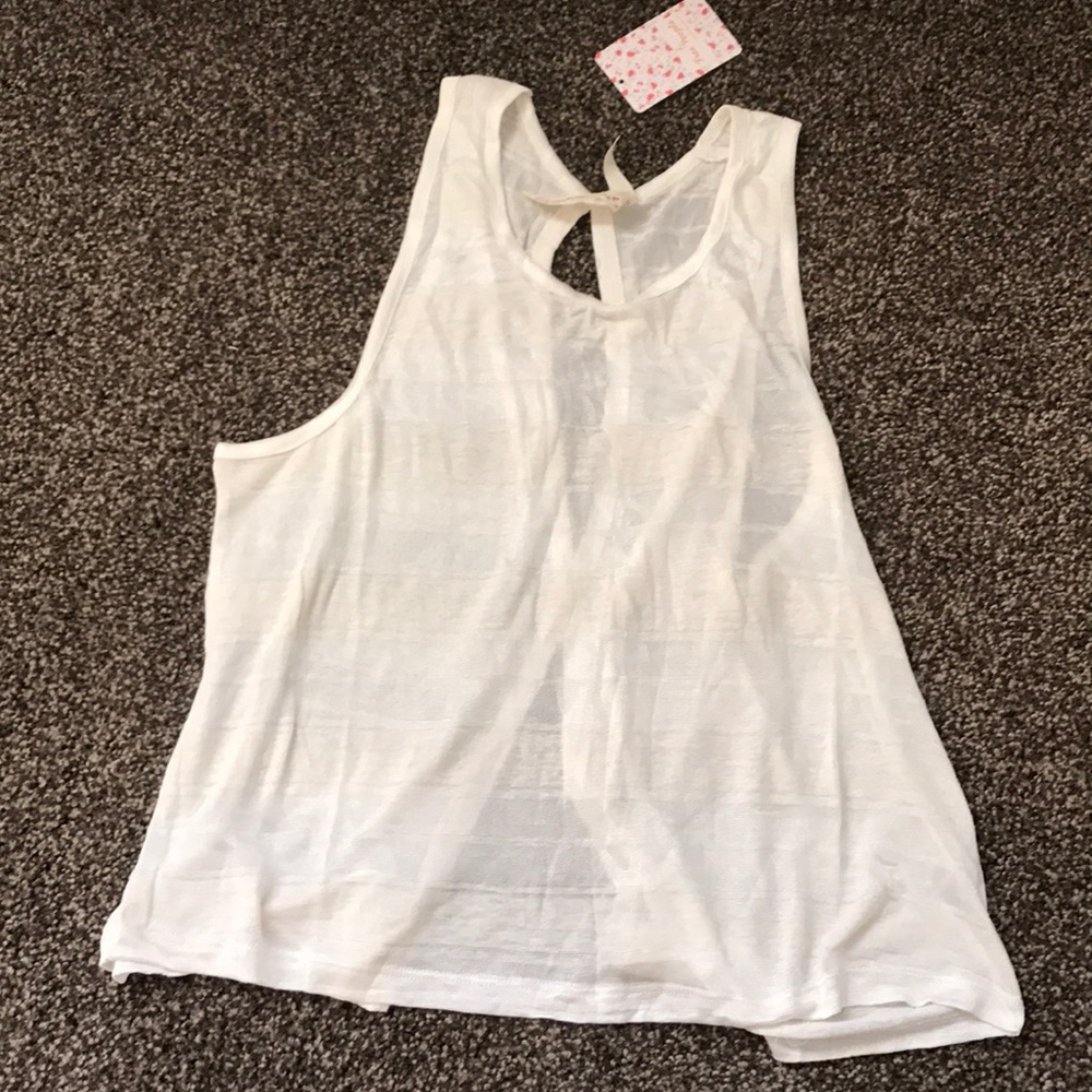 Free people white tank