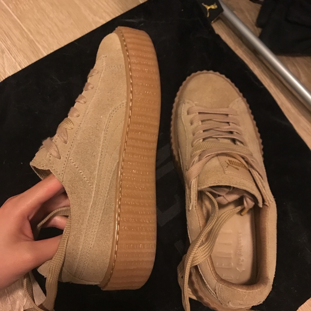 Fenty puma oatmeal creeper uk4.5