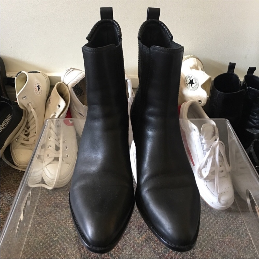 Alexander Wang Black Anouck Boot With Rhodium