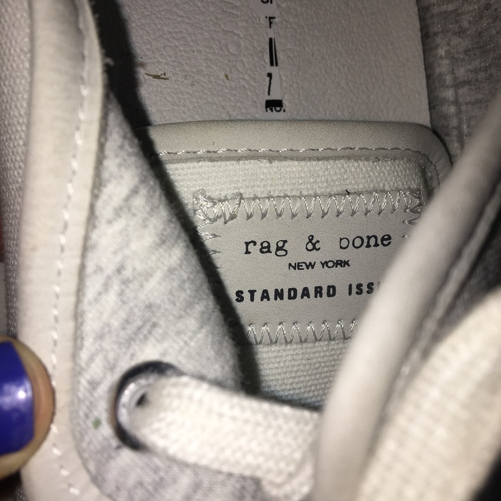 👟 Rag & Bone White Standard Issue Sneakers 👟