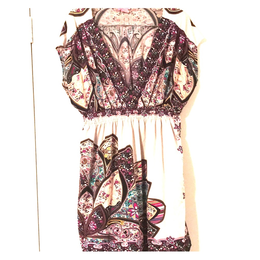 Multicolor knee length sundress