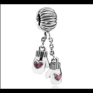 Pandora Pink Mittens Charm