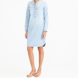 J crew Draper chambray shirt dress