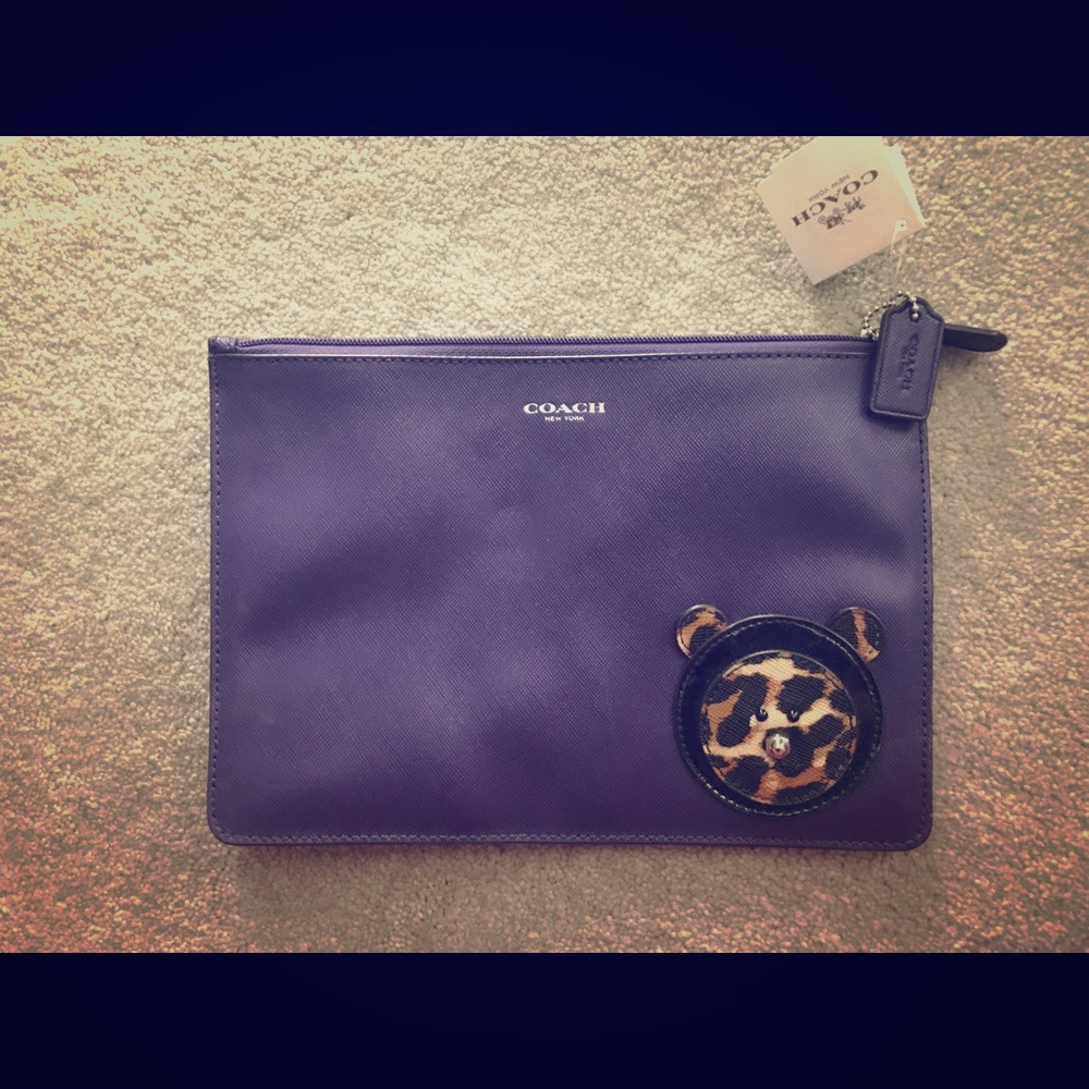 Coach tablet pouch or clutch