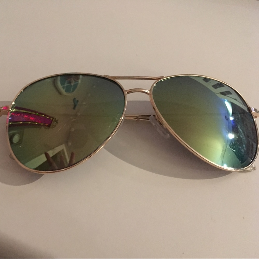 Green sunglasses