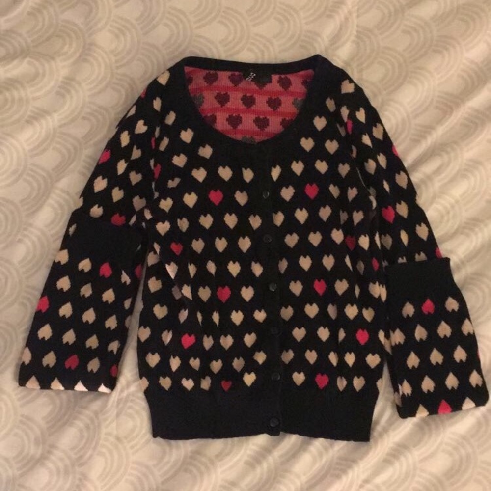 Black cardigan