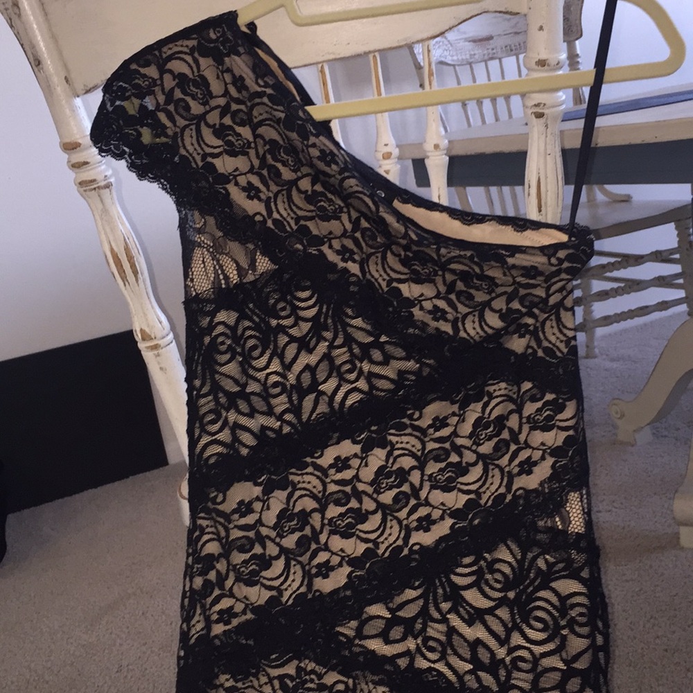 Tight lace minidress