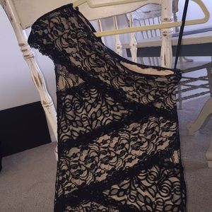 Tight lace minidress