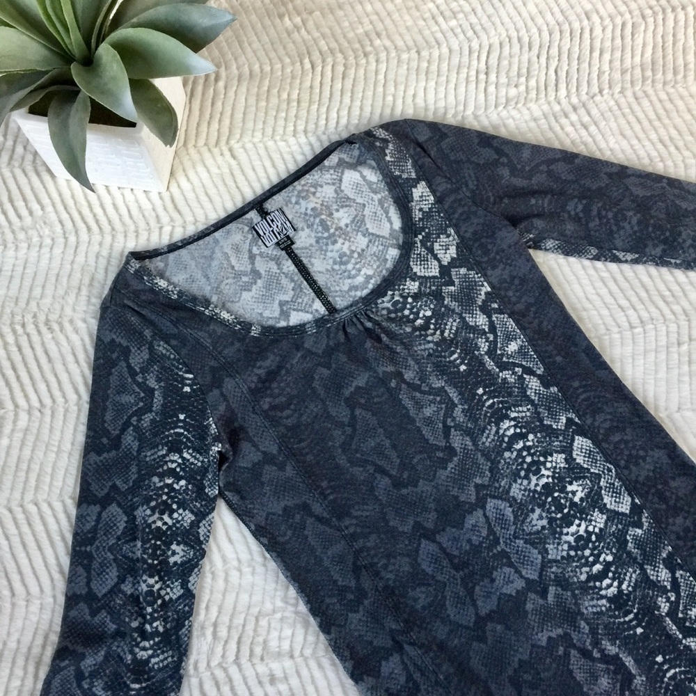Volcom Snake Skin Pattern Dress