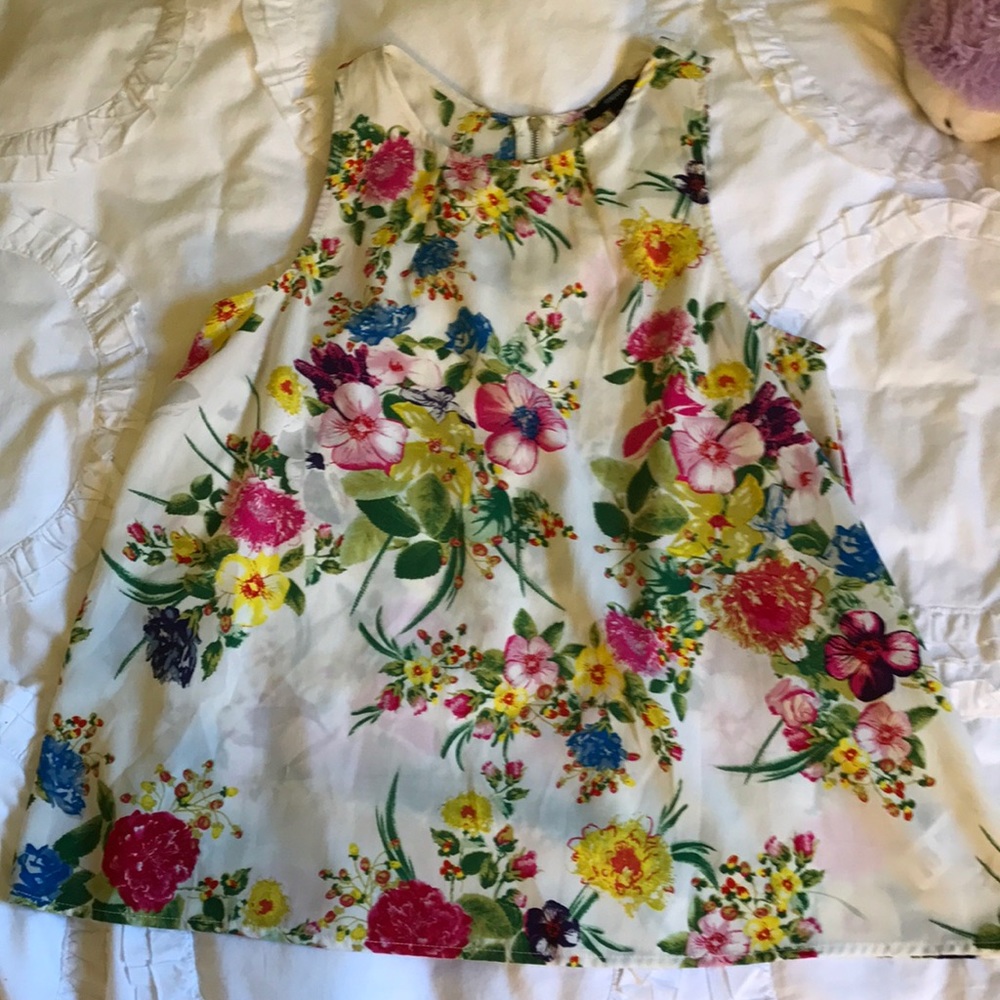 floral flowy top f21