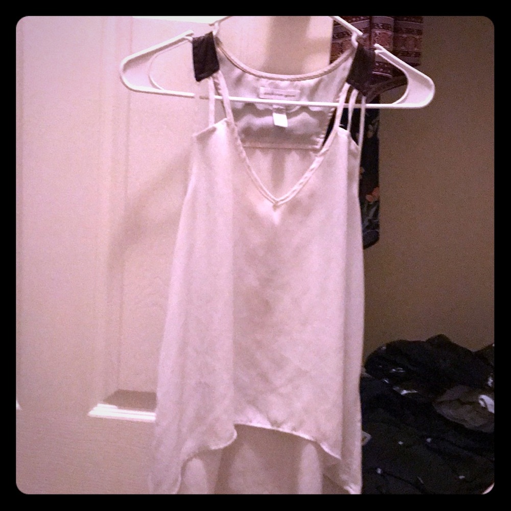 White dressy tank