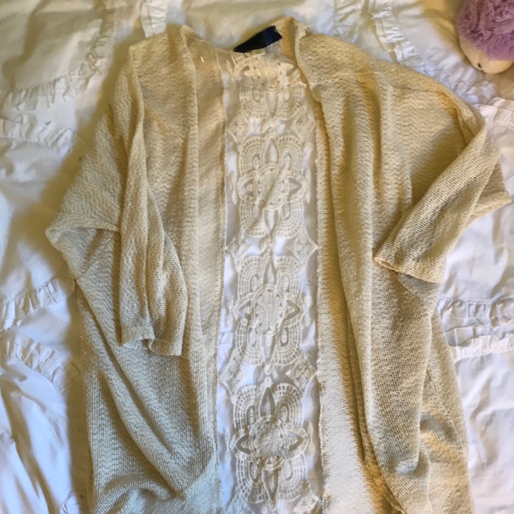 ivory cardigan