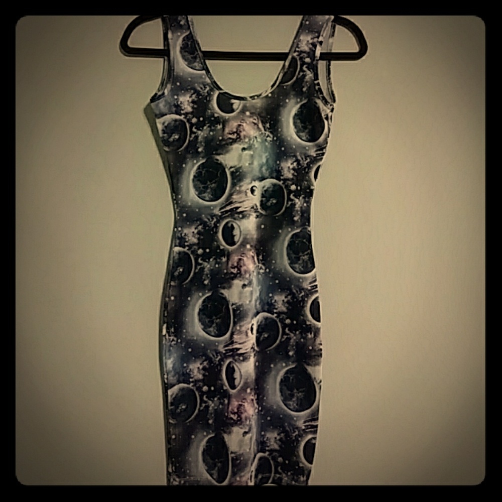 Galaxy design dress