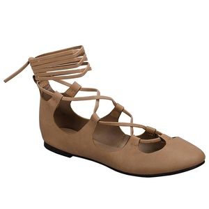 Ankle Wrap Ballet Flat