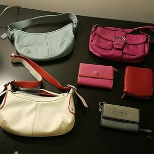 Coach handbags and wallets