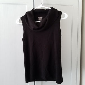 Ann Taylor Sleeveless Cowlneck