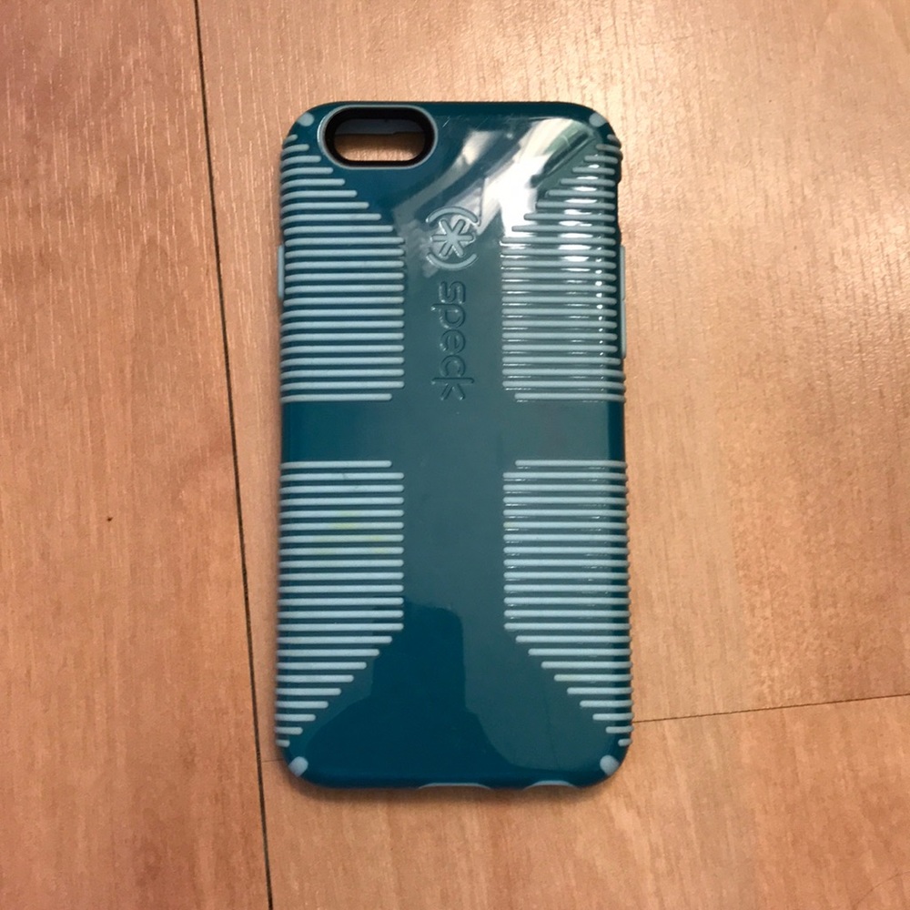 blue and teal speck iphone 6/6s case