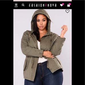 Fashion Nova olive green Jacket