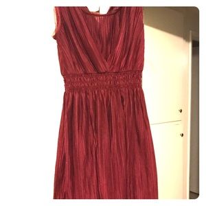 Low cut knee-length dress