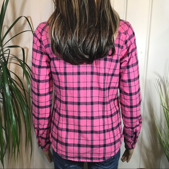 FAUX FUR LINED PLAID JACKET see size chart - Picture 5 of 8