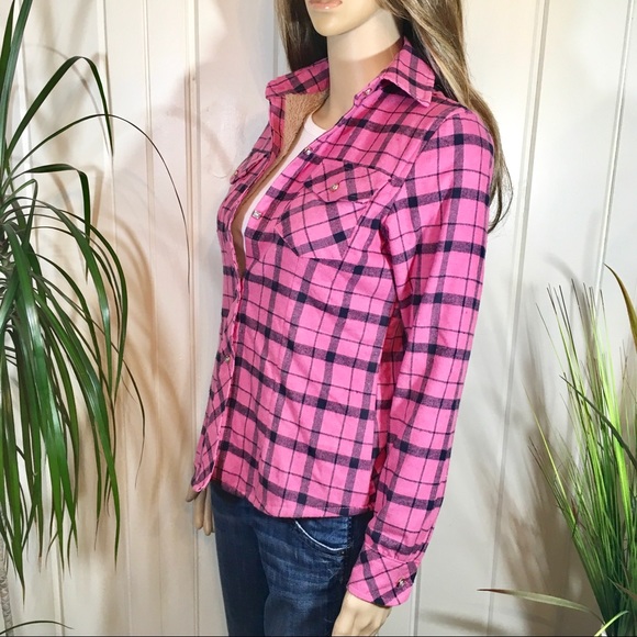 FAUX FUR LINED PLAID JACKET see size chart - Picture 6 of 8