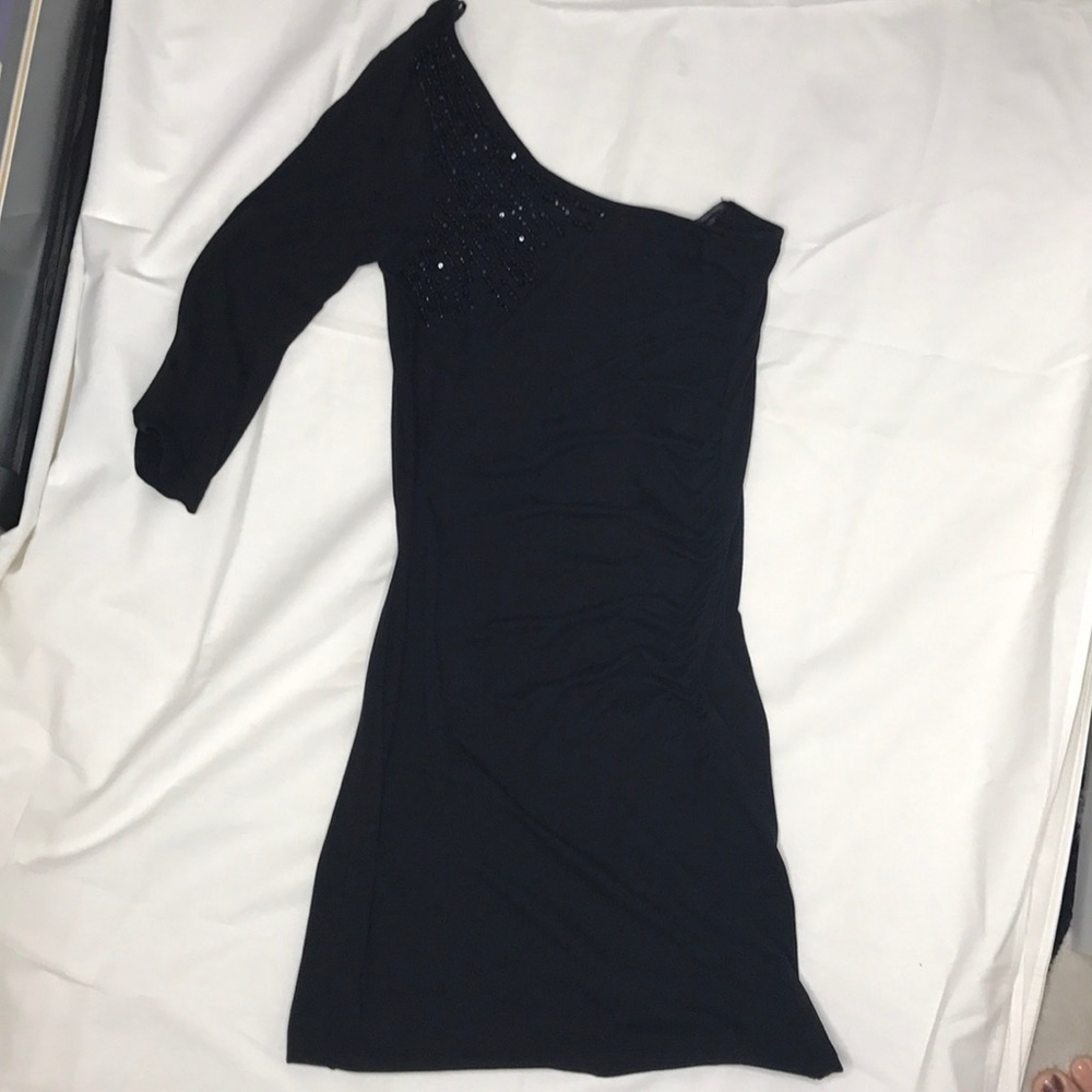 One shoulder mini dress