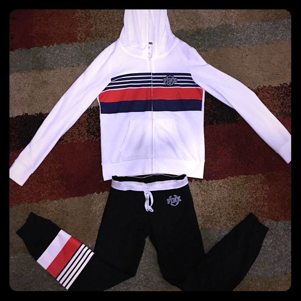 Hoodie and gym pant outfit