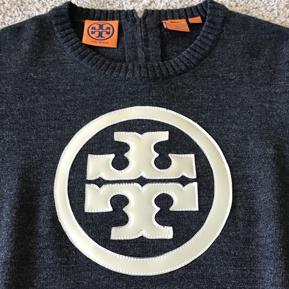 Tory Burch Logo Sweater - Picture 1 of 5