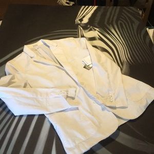 Calvin Klein sporty white blazer
