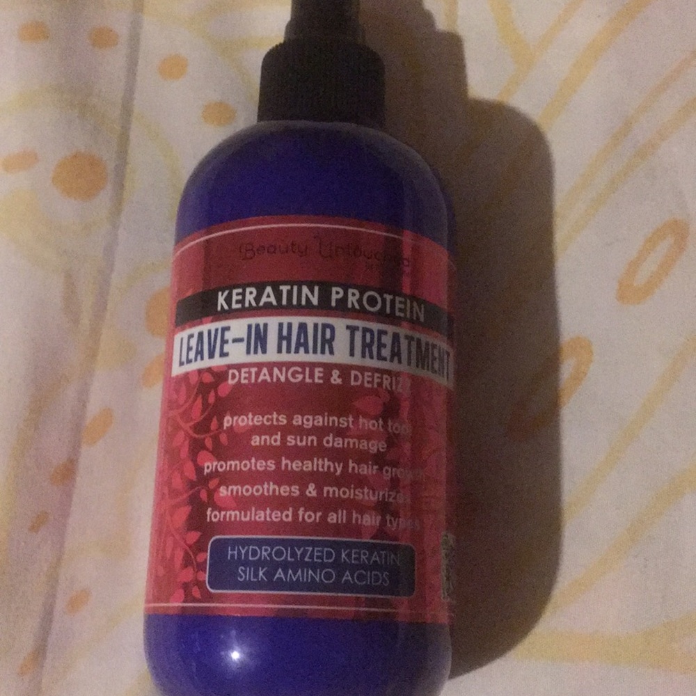Keratin Protein Leave in hair treatment