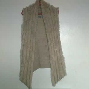 Bagatelle rabbit fur vest