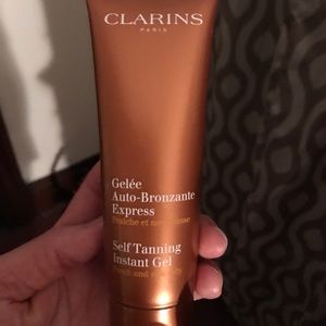 Clarins full size self tanning instant gel nwot