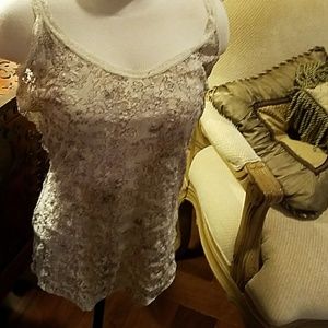 Lace See Through Tank