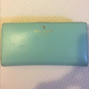 Tiffany blue Kate spade wallet