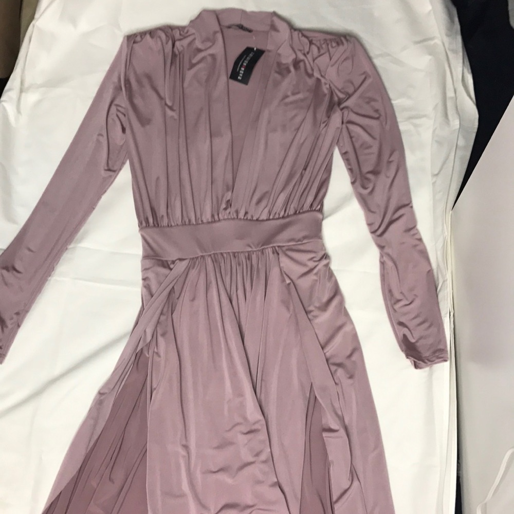 Mauve Slit dress