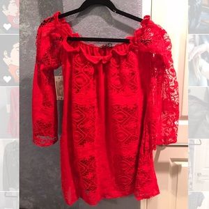 For Love and Lemons Strapless dress