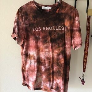 Topman Acid Wash Los Angeles Shirt