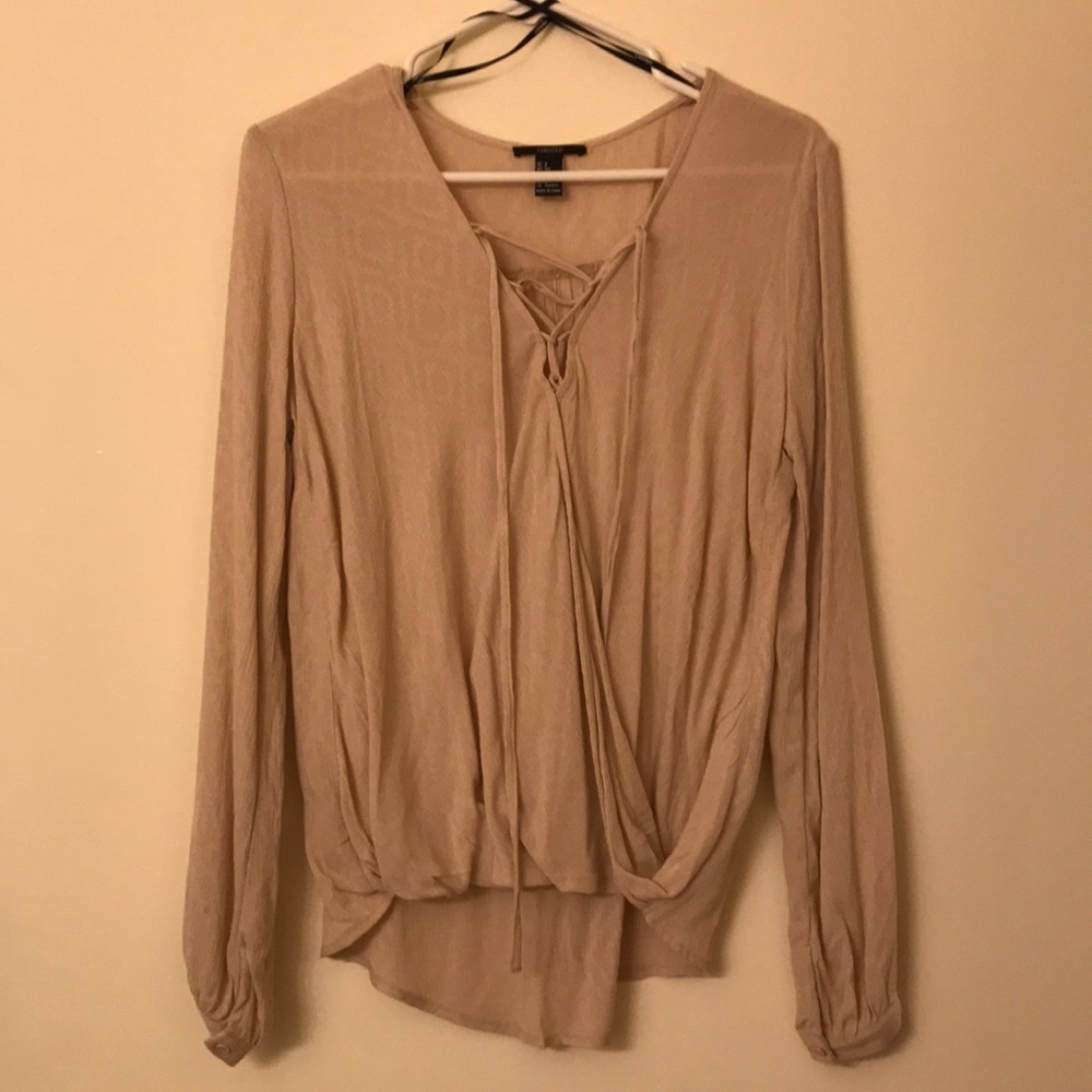 Tan Blouse 🦋