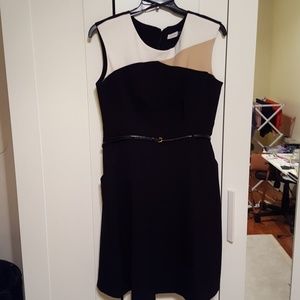 Calvin Klein Belted Dress