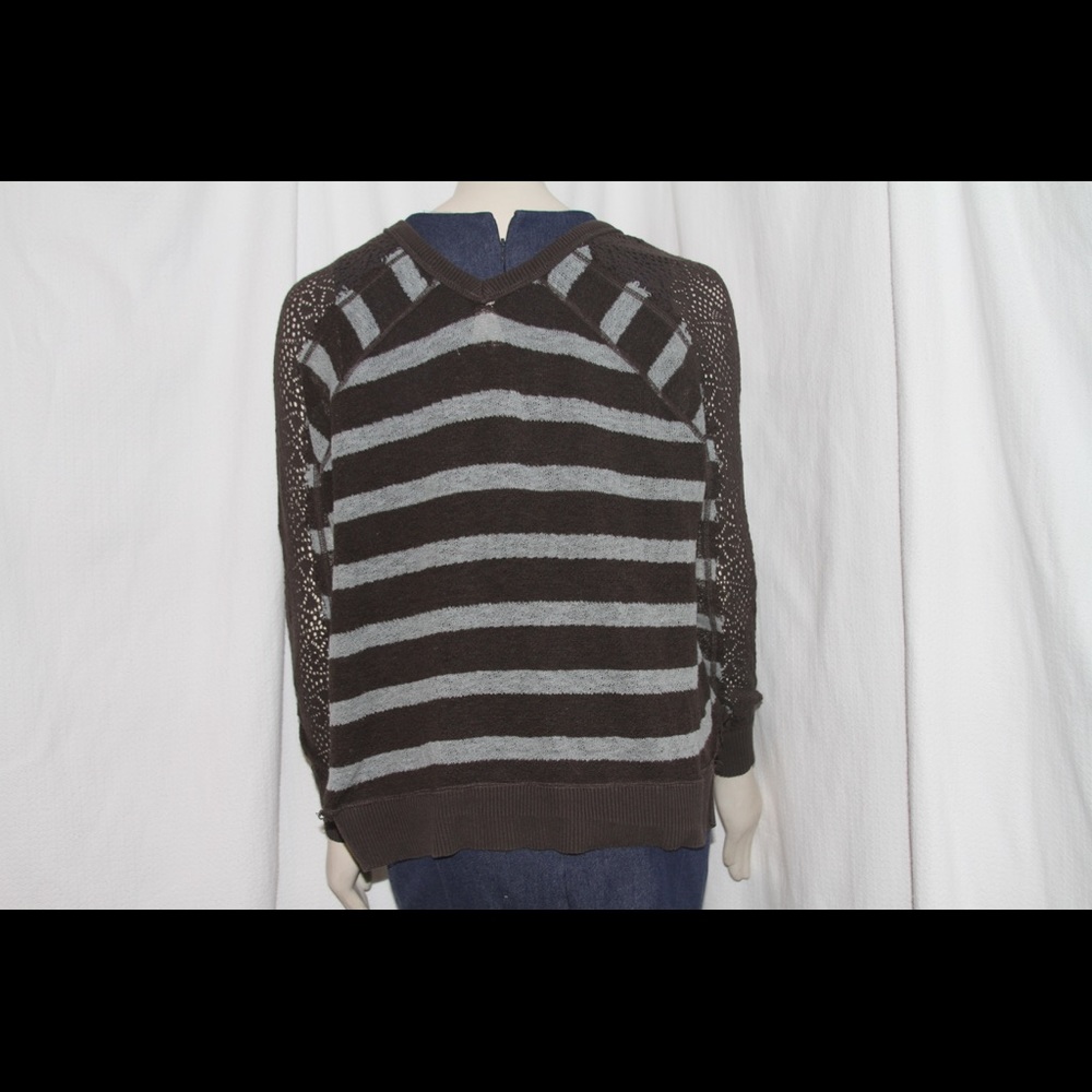 FREE PEOPLE Sweater Detailed Crochet