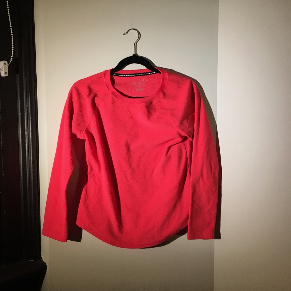 Xs soft hot pink long sleeve pajama top