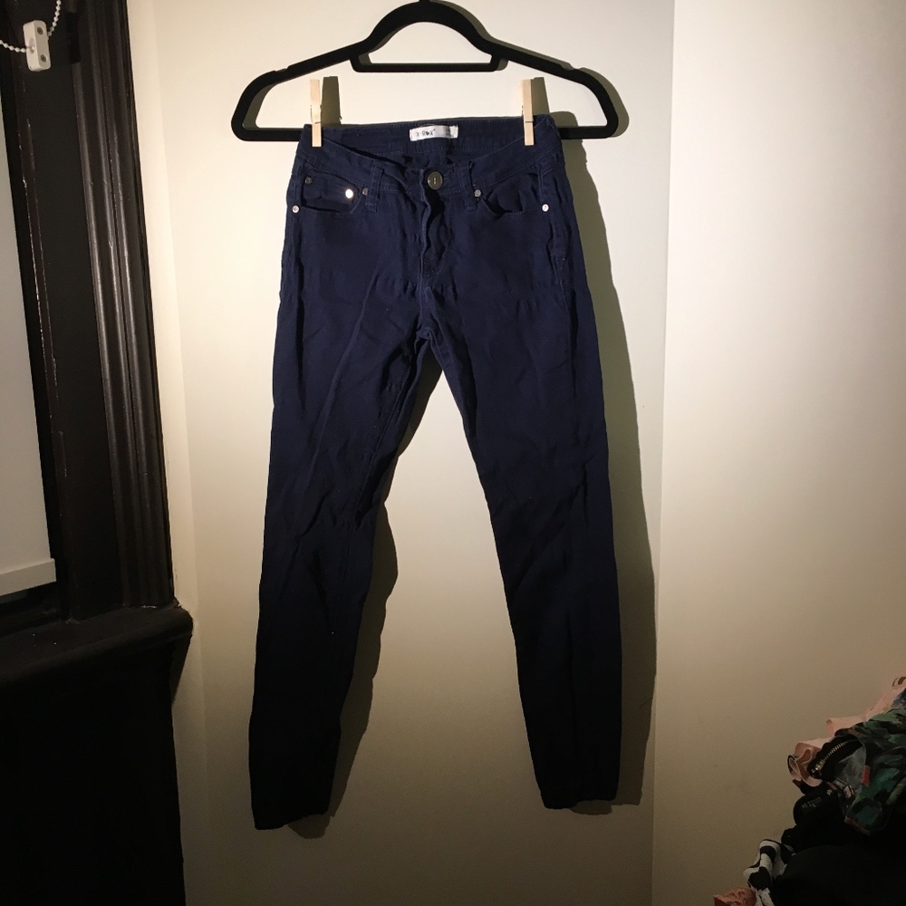 Sz 0/24 dark blue skinny pants
