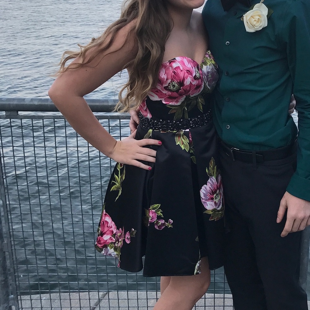 Jovani floral dress