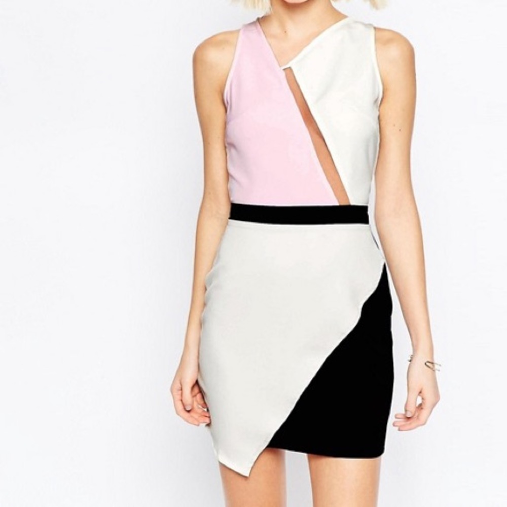 ASOS Daisy Street Colourblock Dress