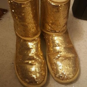 Gold uggs