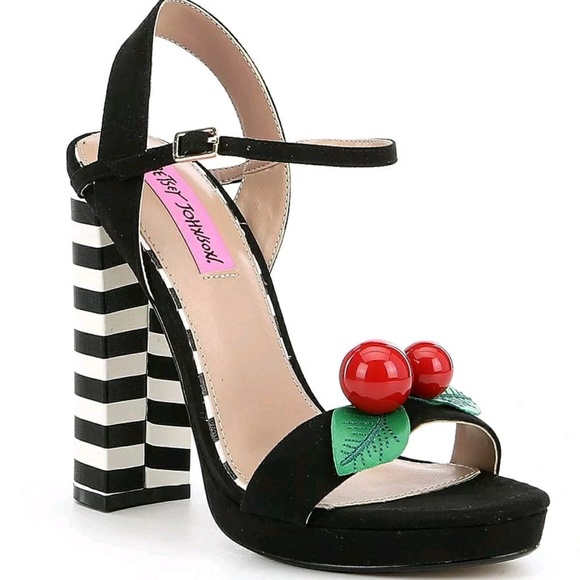 betsey johnson cherry shoes