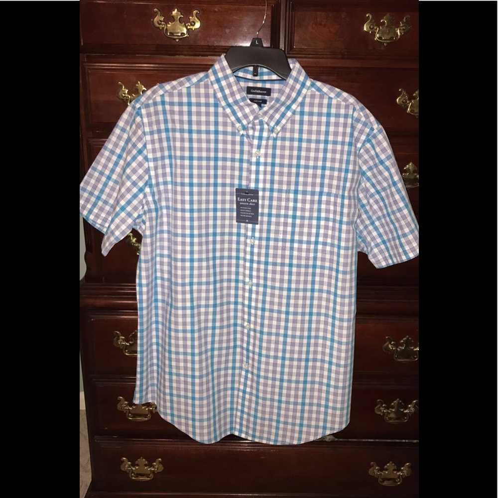 Brand new men plaid shirt