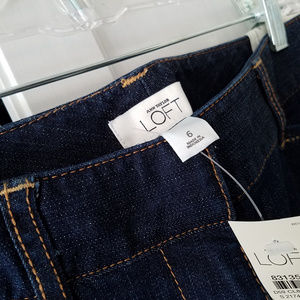 LOFT NWT sz 6 denim trouser
