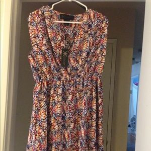 Kardasian Kollection Multi-colored Dress